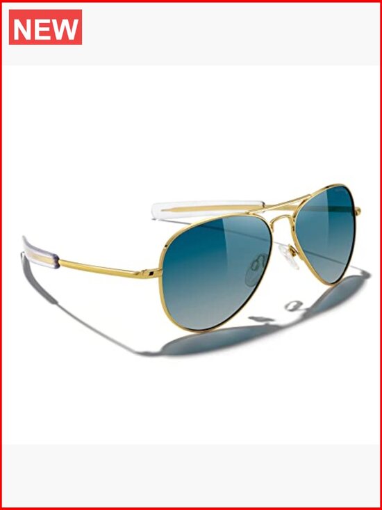 Classic Aviator Polarized Sunglasses for Men or Women